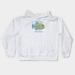 Blueline Triggerfish Kids Hoodie